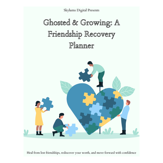 Ghosted & Growing: Friendship Recovery Planner | Digital PDF | Healing Journal | Self Reflection Workbook