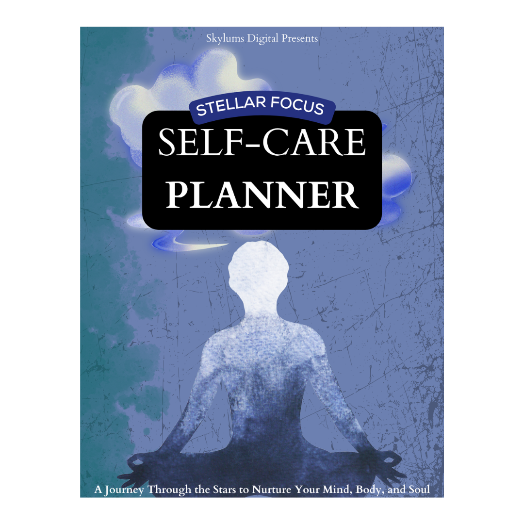 Stellar Focus Self-Care Planner | Digital PDF | Wellness Journal | Daily Reset & Reflection